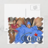 Kuba Postkarte (Vorne/Hinten)