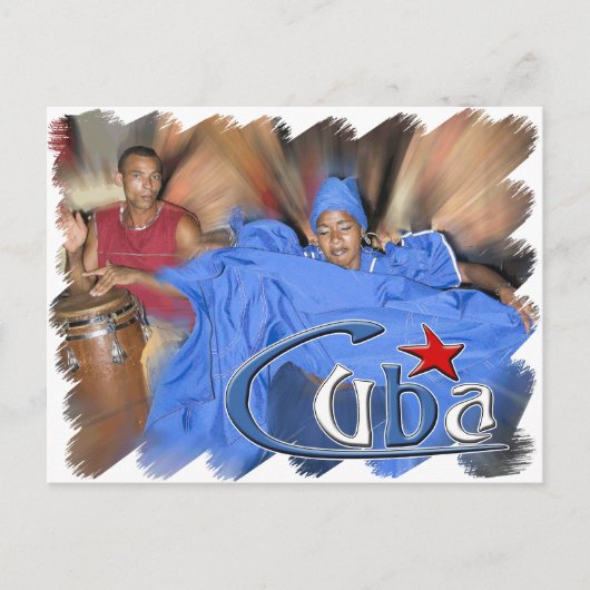 Kuba Postkarte (Vorderseite)