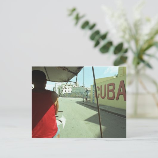 Kuba Postkarte (Stehend Vorderseite)
