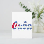 Kuba Postkarte (Stehend Vorderseite)