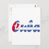 Kuba Postkarte (Vorne/Hinten)