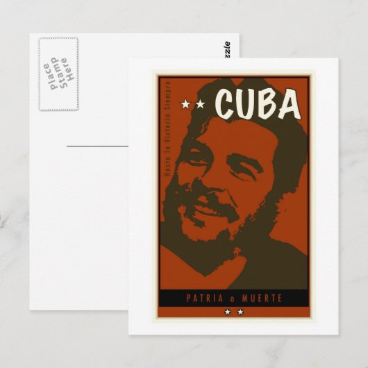 Kuba Postkarte (Vorne/Hinten)