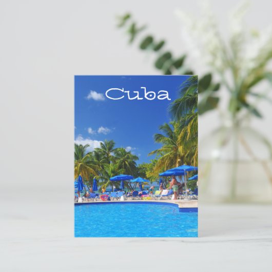 Kuba Postkarte (Stehend Vorderseite)