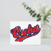 Kuba Postkarte (Stehend Vorderseite)