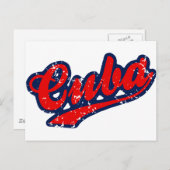 Kuba Postkarte (Vorne/Hinten)