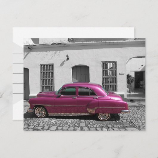 Kuba Postkarte 4 (Vorne/Hinten)