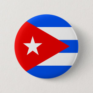 Kuba-Qualitäts-Flagge Button