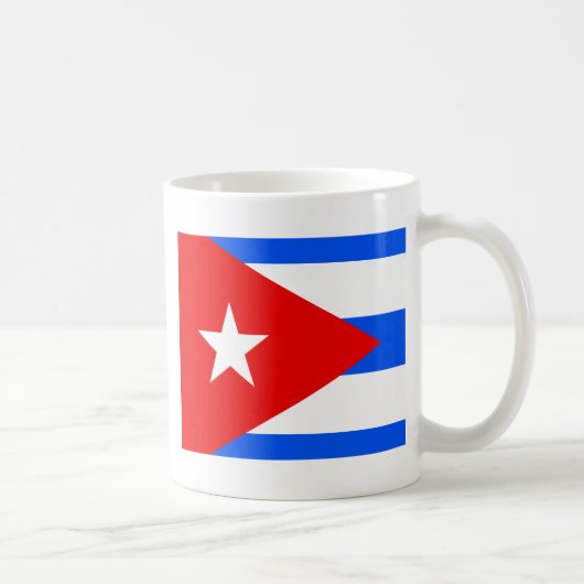 Kuba-Qualitäts-Flagge Kaffeetasse (Rechts)