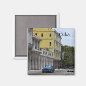Kuba Reisen Alte Autos Magnet (Vorderseite/Rückseite)