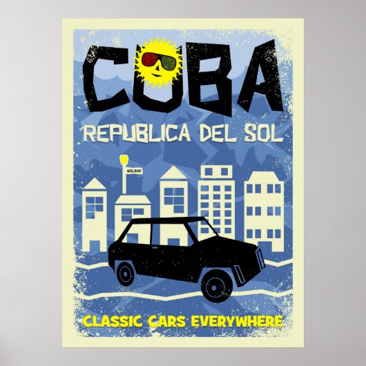 Kuba - Republia del Sol Poster (Vorne)