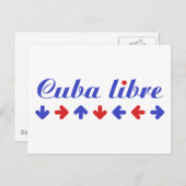 Kuba! Revolutionsdesign! Postkarte (Vorne/Hinten)