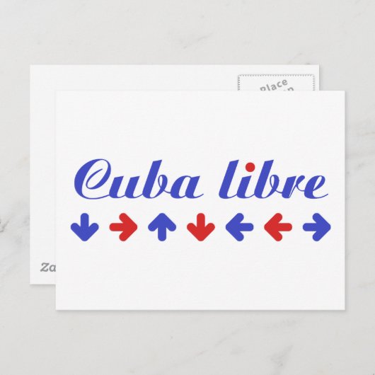 Kuba! Revolutionsdesign! Postkarte (Vorne/Hinten)