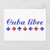 Kuba! Revolutionsdesign! Postkarte (Vorderseite)