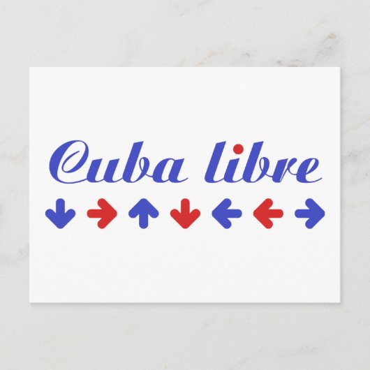 Kuba! Revolutionsdesign! Postkarte (Vorderseite)