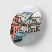 Kuba                 runde wanduhr (Winkel)