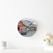 Kuba                 runde wanduhr (Zuhause)