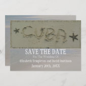 Kuba Save the Date Destination Beach Wedding (Vorne/Hinten)