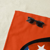 KUBA schattiert kundenspezifisches TextBadetuch Strandtuch (Beispiel)