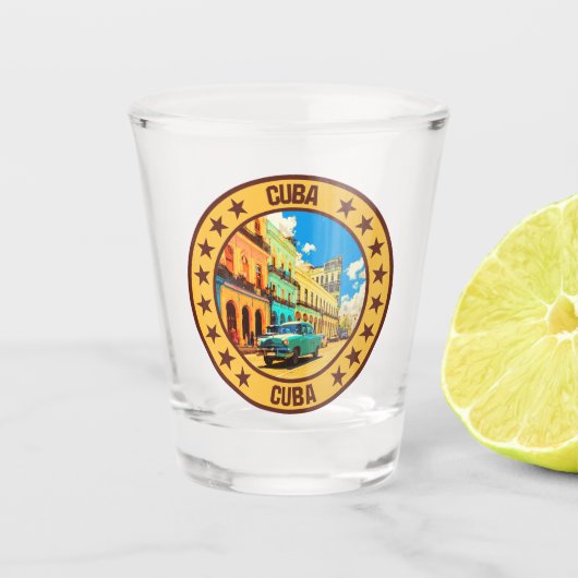 Kuba Schnapsglas (Vorderseite)