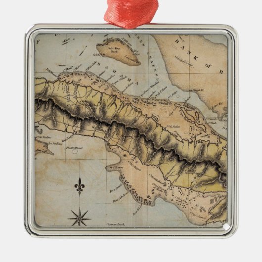 Kuba Silbernes Ornament (Vorne)