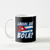 Kuba-Sprichwort Kuba-kubanische Flagge Kaffeetasse (Links)