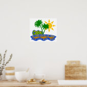 Kuba-Staat des Mind-Posters Poster (Küche)