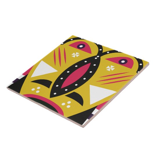 Kuba-Stamm Fliese (Seite)