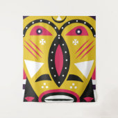 Kuba-Stamm Wandteppich (Vorderseite)