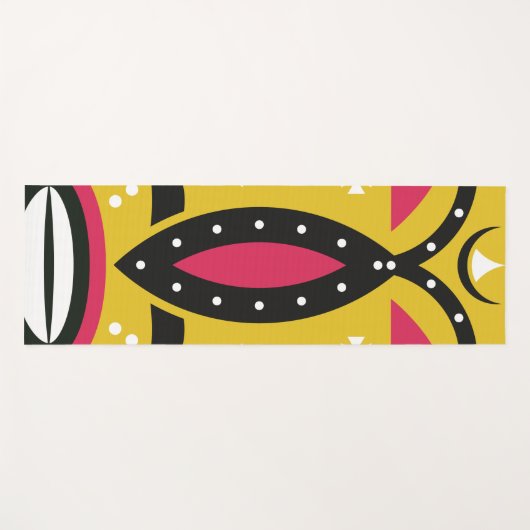 Kuba-Stamm Yogamatte (Vorderseite (Horizontal))