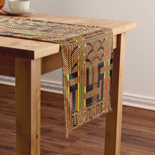 Kuba Stoffdesign Kurzer Tischläufer (Beispiel)