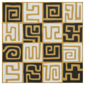 Kuba Style Pattern 071019 (01) - B&W on Gold Stoff (Muster)