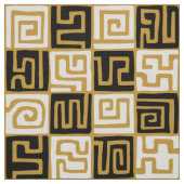 Kuba Style Pattern 071019 (02) - B&W on Gold Stoff (Muster)