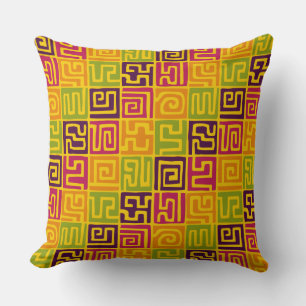 Kuba Style Pattern 071019 - Farben Kissen