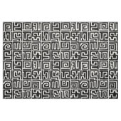 Kuba Style Pattern 071019 - Schwarz und Weiß Stoff (Fat Quarter (45,7 x 55,9 cm))