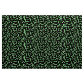 Kuba Style Pattern 121019 - Mint Green on Black Stoff (Yard (91,4 cm))
