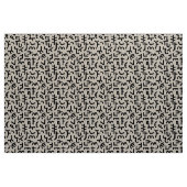 Kuba Style Pattern 121019 - Schwarz auf Weiß Stoff (Yard (91,4 cm))
