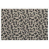 Kuba Style Pattern 121019 - Schwarz auf Weiß Stoff (Fat Quarter (45,7 x 55,9 cm))