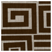 Kuba Style Pattern 280922 - Dunkelbraun Stoff (Nahaufnahme)