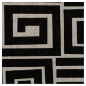 Kuba Style Pattern 280922 - Schwarz Stoff (Nahaufnahme)