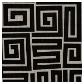 Kuba Style Pattern 280922 - Schwarz Stoff (Muster)