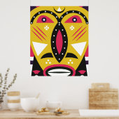 Kuba Tribal Poster (Küche)