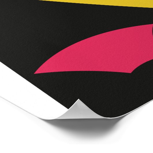 Kuba Tribal Poster (Ecke)