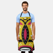 Kuba Tribal Schürze (Getragen)