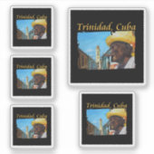 Kuba - Trinidad - Kubanische Zigarrenkunst Aufkleber (Vorderseite)