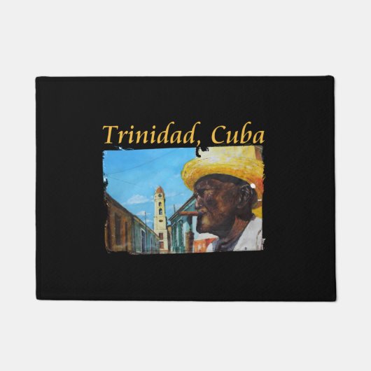 Kuba - Trinidad - Kubanische Zigarrenkunst Fußmatte (Vorderseite)
