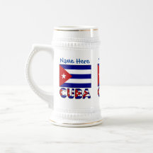 Kuba und Dark Blue Cuban Flag Personalisiert