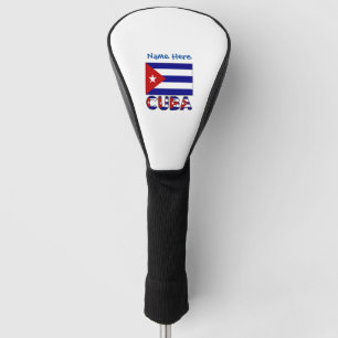 Kuba und dunkelblaues kubanisches Flaggenblau Pers Golf Headcover