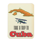 Kuba Urlaubs Poster Magnet (Vertikal)
