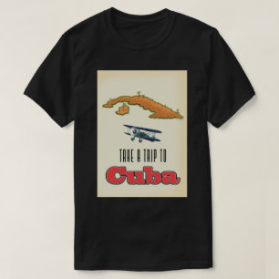 Kuba Urlaubs Poster T-Shirt