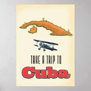 Kuba Urlaubsposter Poster